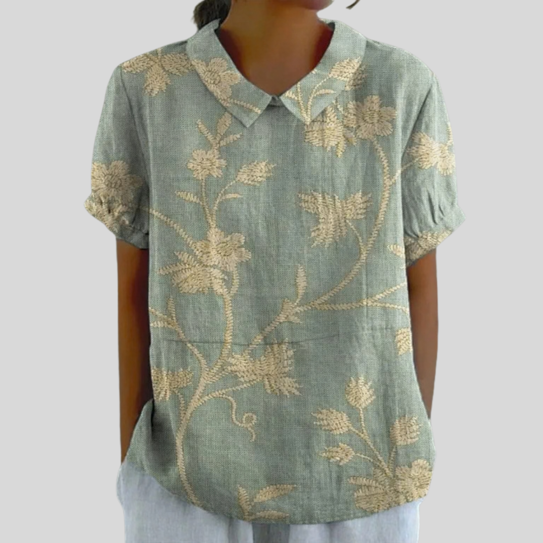 Elegante e Confortevole Top Floreale