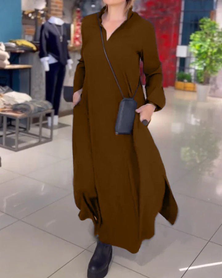 Sylvie - Vestito lungo svasato