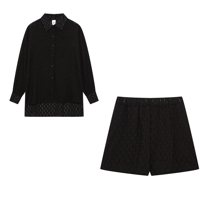 Elizabeth - Set Leggero di Camicia e Pantaloni Corti