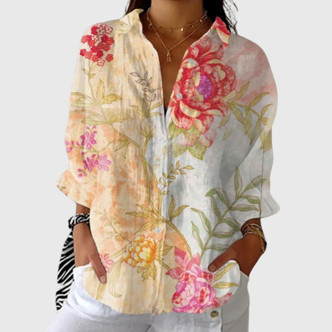 Leggera e Colorata Blusa Stampata