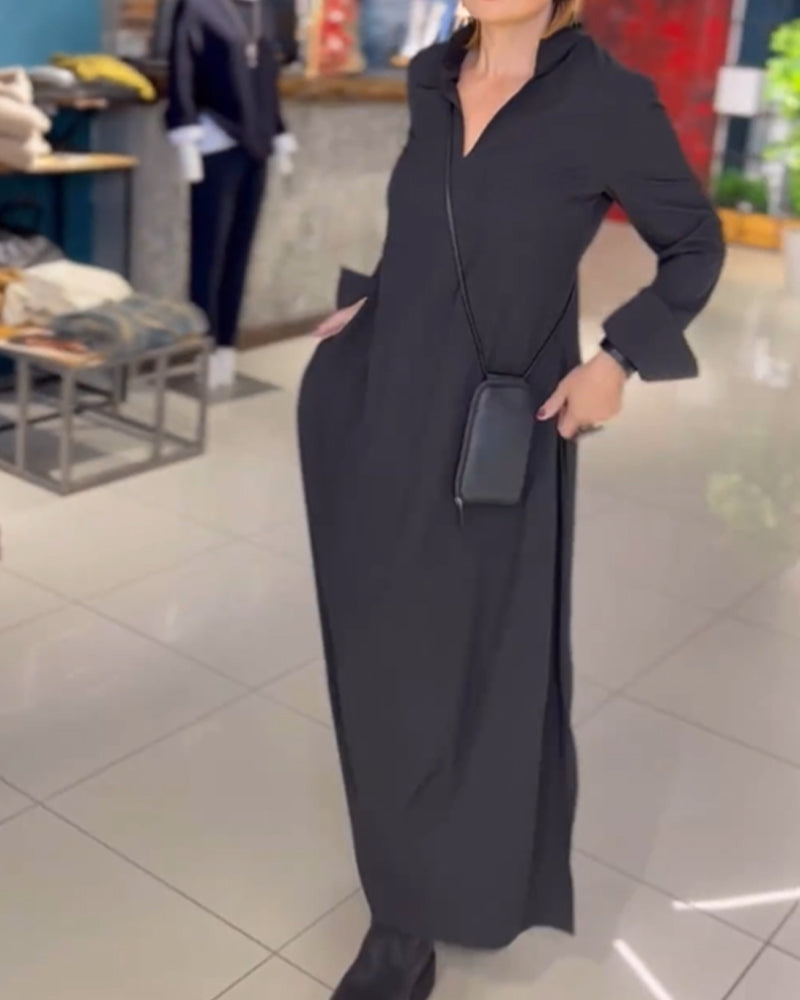 Sylvie - Vestito lungo svasato