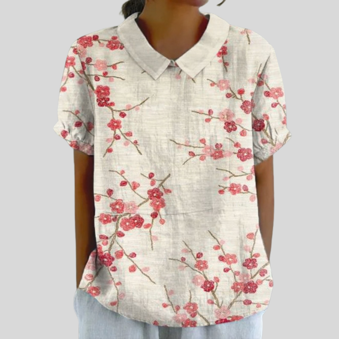 Elegante e Confortevole Top Floreale