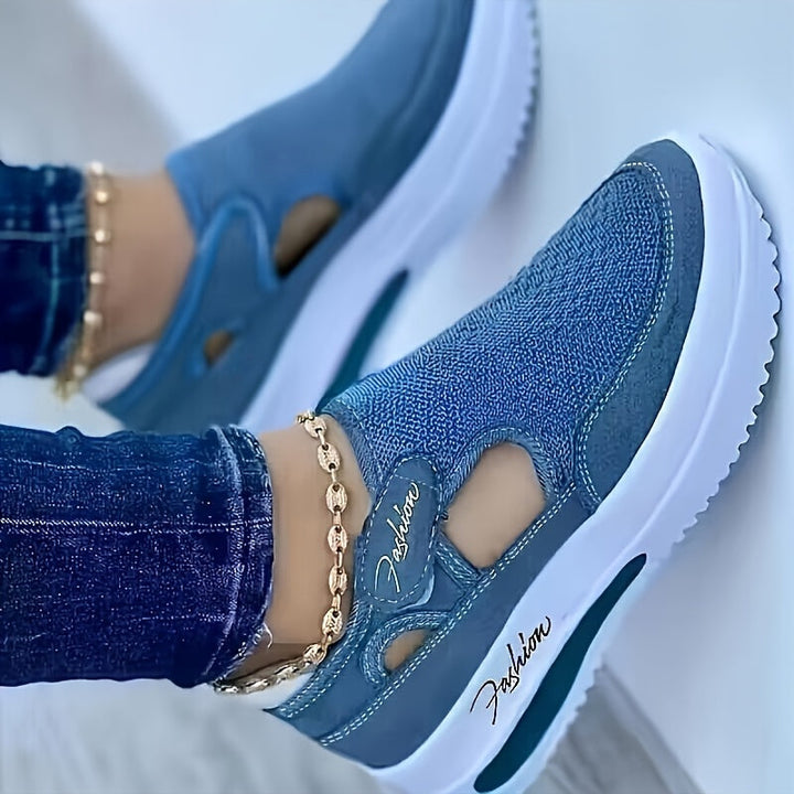 Scarpe sportive slip-on traspiranti con comfort ottimale