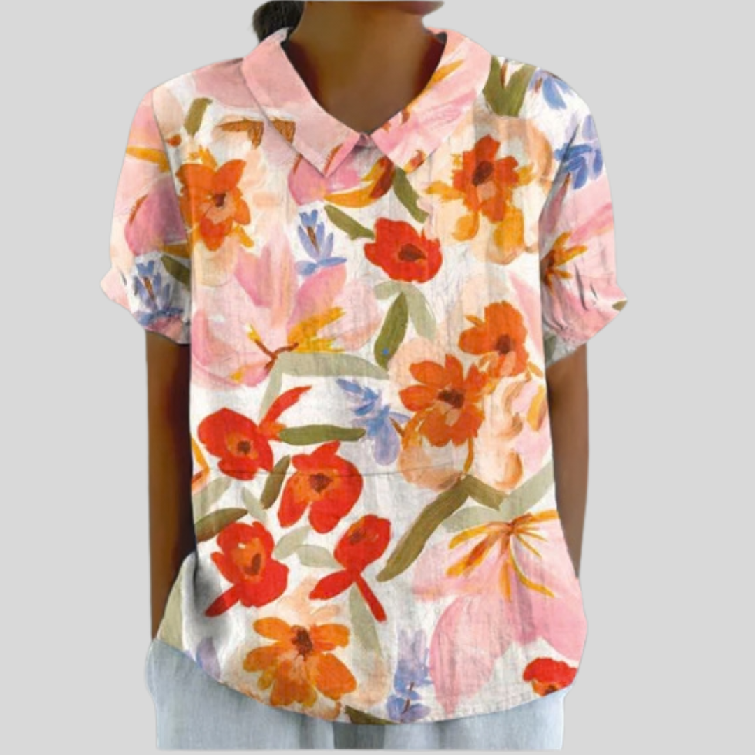 Elegante e Confortevole Top Floreale