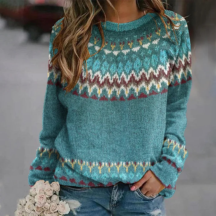 Regina | Maglione con Design Retro Wave