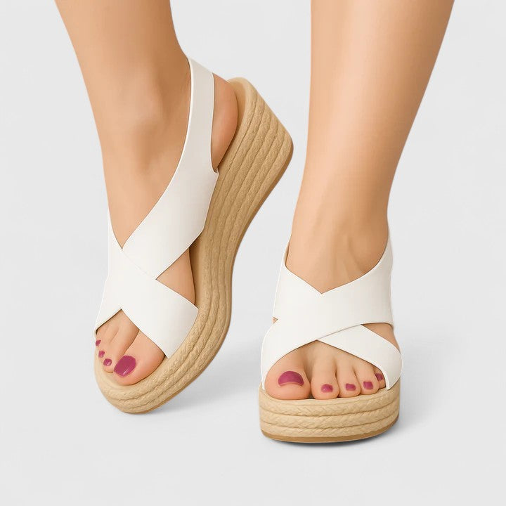 Bellany - Sandali con zeppa intrecciata