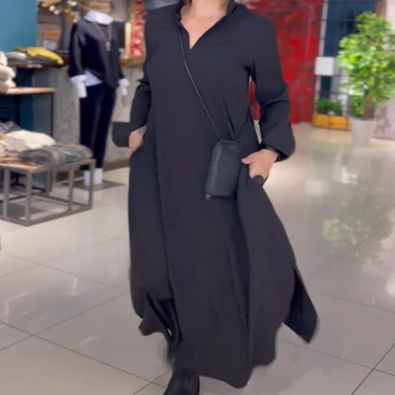 Sylvie - Vestito lungo svasato