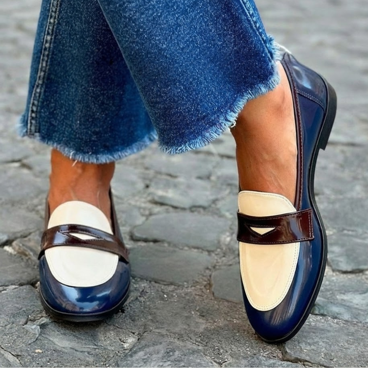 Claudia™ | Mocassini Bicolore