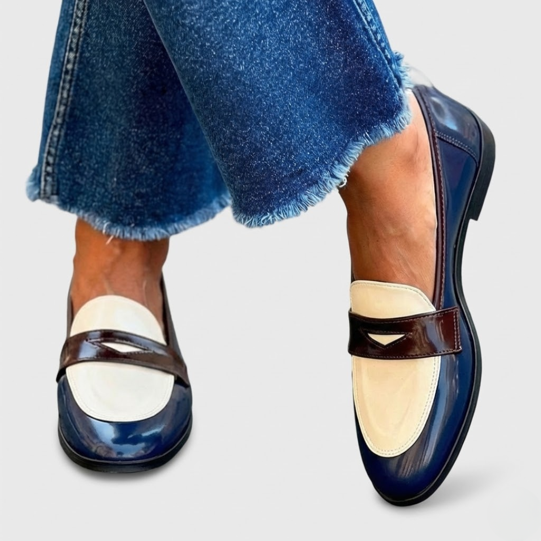 Claudia™ | Mocassini Bicolore