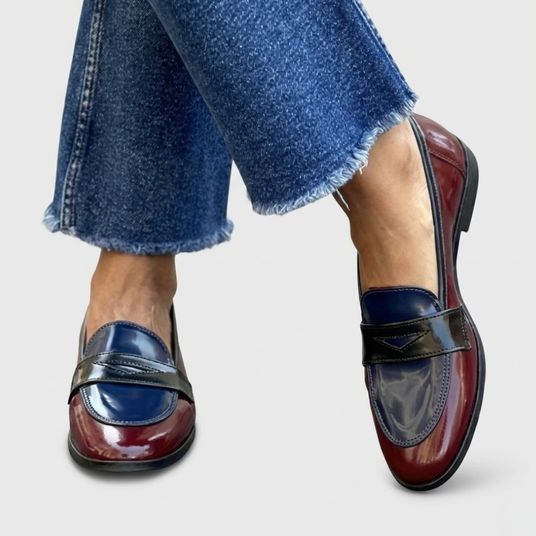 Claudia™ | Mocassini Bicolore
