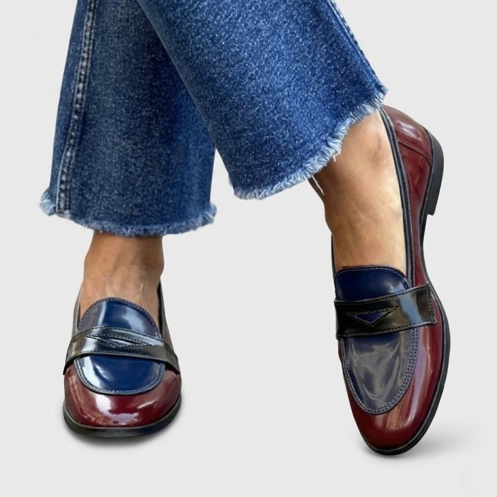 Claudia™ | Mocassini Bicolore