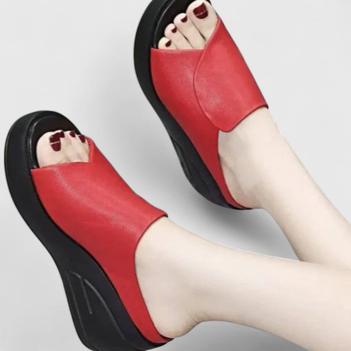Kora - Sandali Ortopedici con Tacco a Wedge