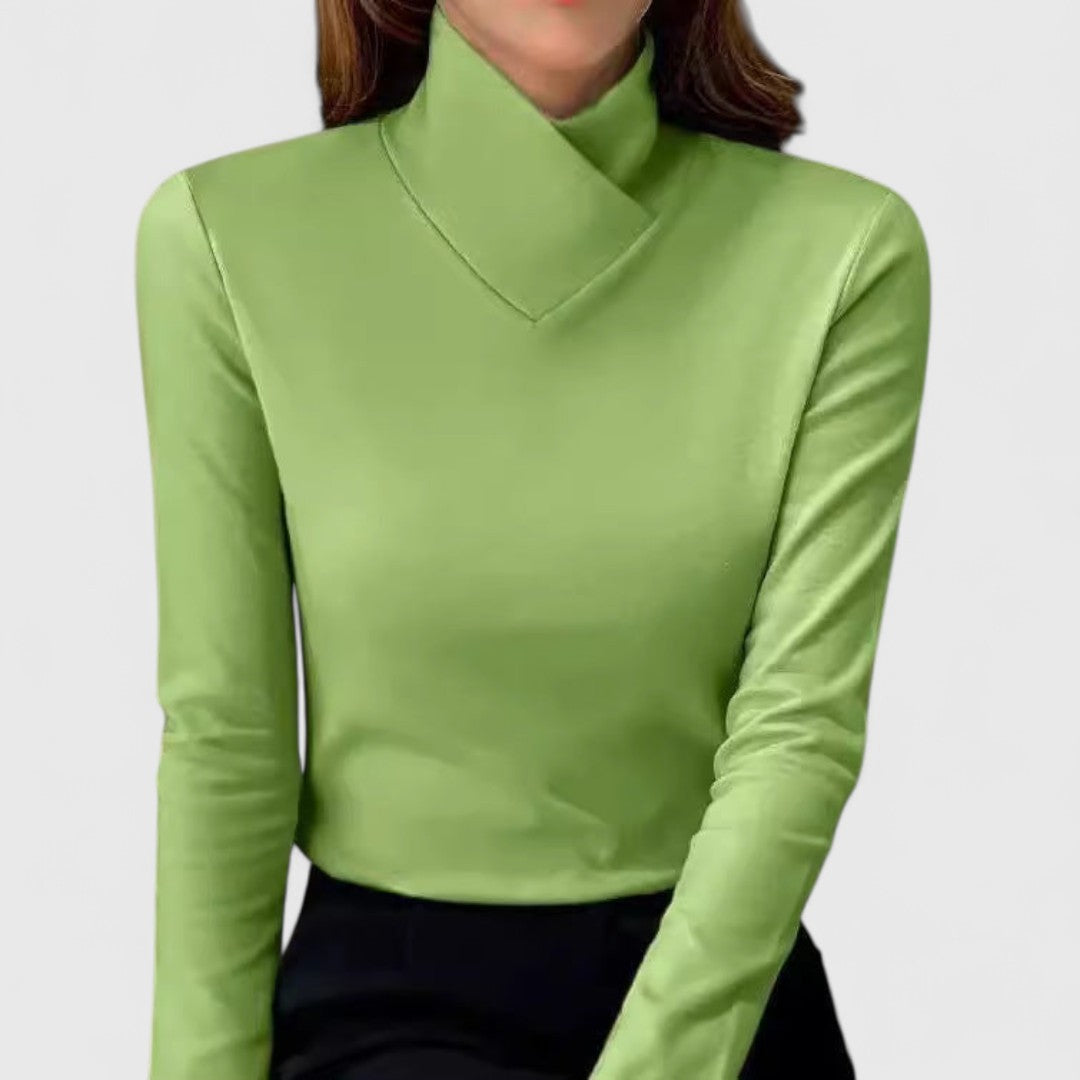 Clair | Elegant High Neck Pullover