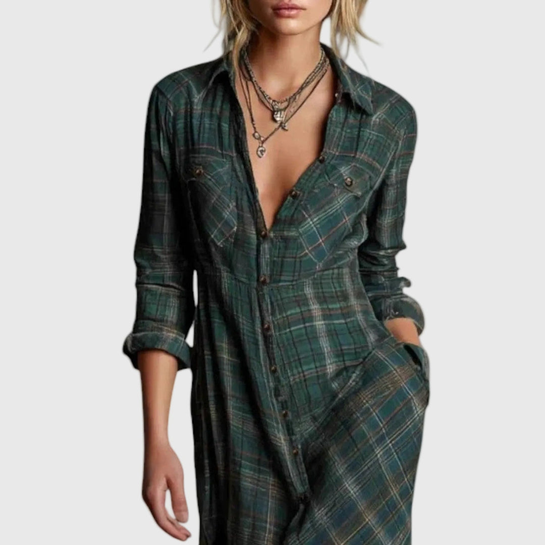 Elegante Maxi Robe en Rose