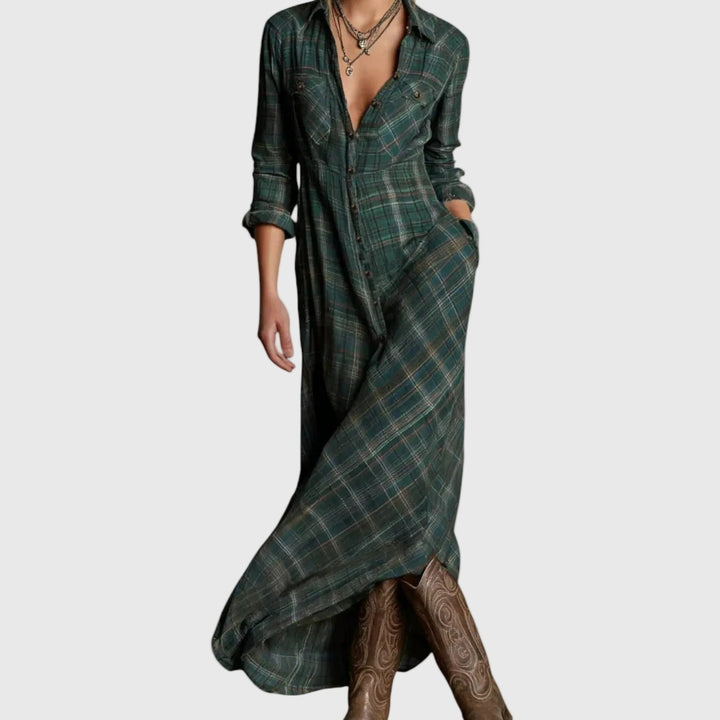 Elegante Maxi Robe en Rose