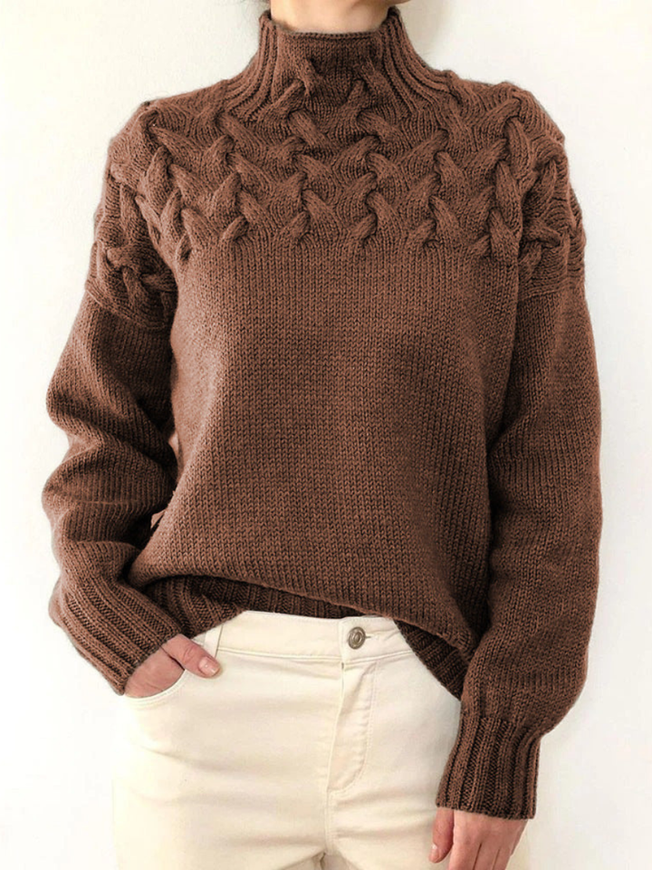 Elena | Caldo Maglione con Collo Alto