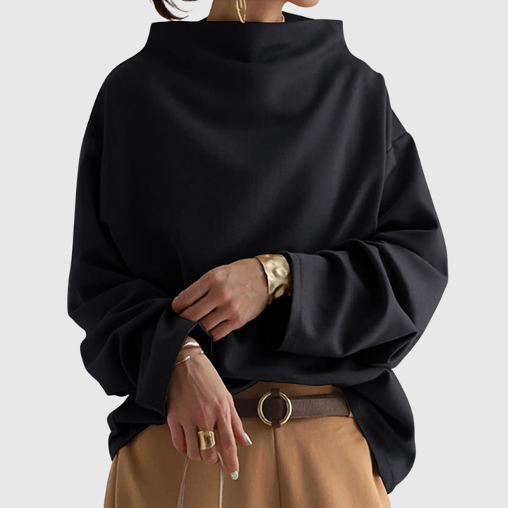 Lisa | Maglione Casual con Collo Alto
