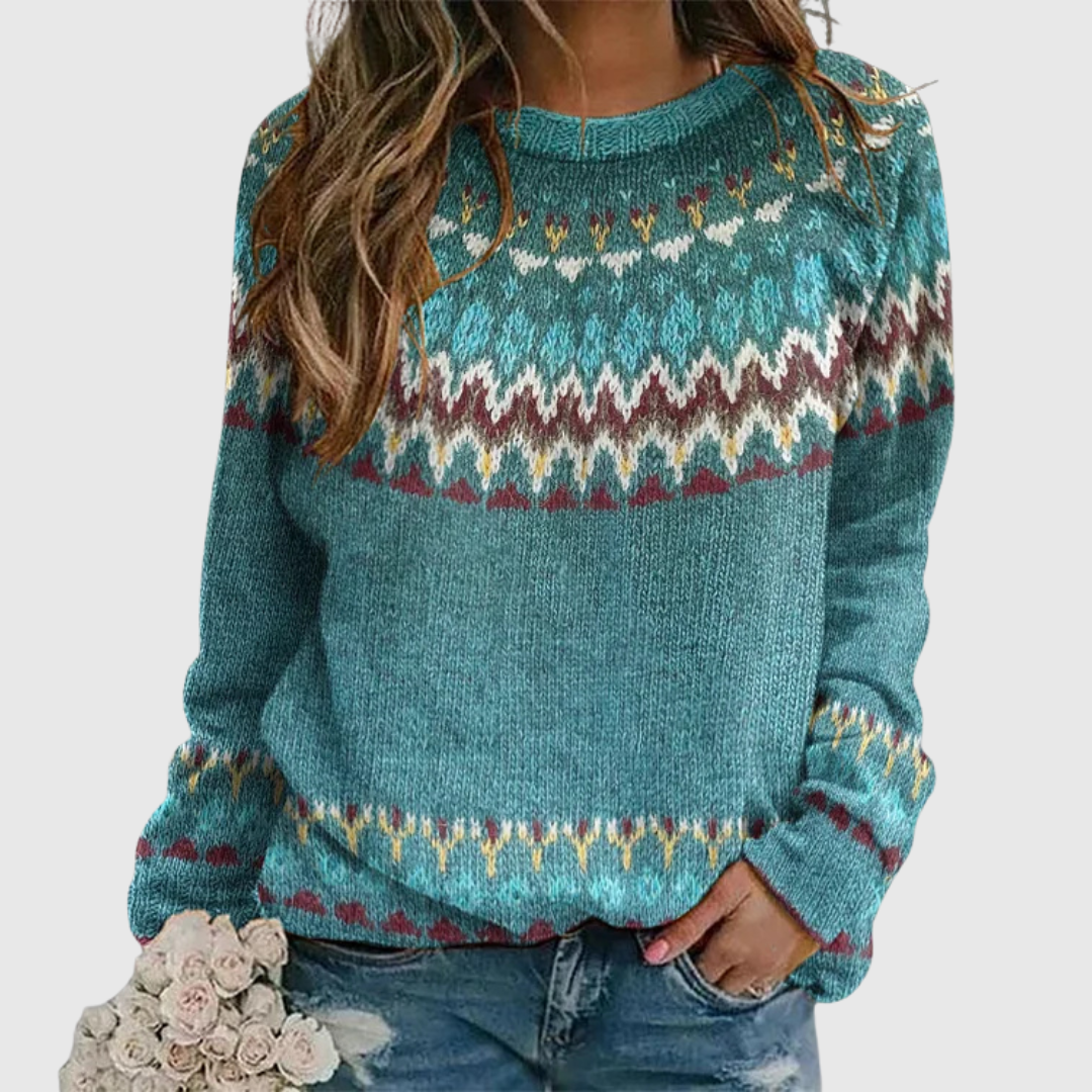 Regina | Maglione con Design Retro Wave