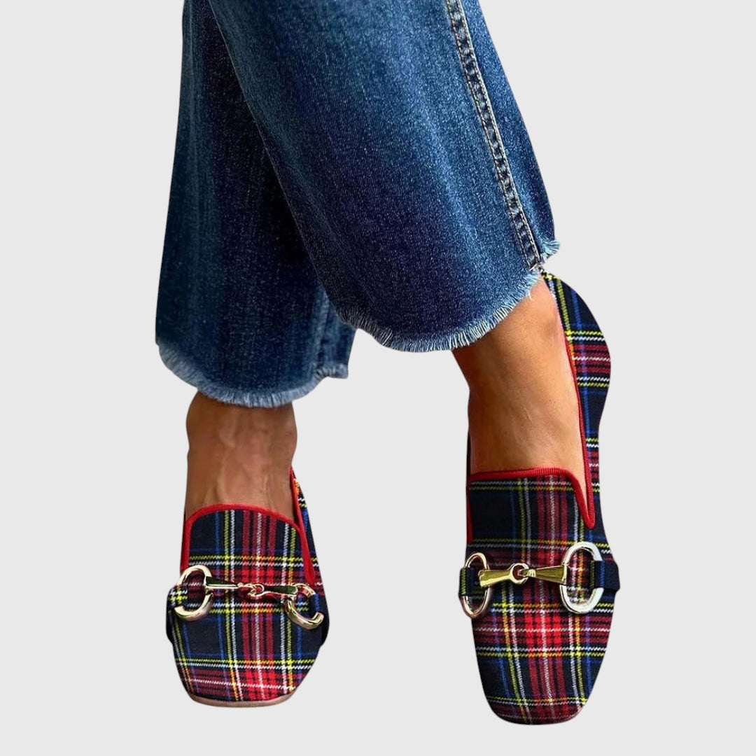 Mélani™ | Checked Moccasins