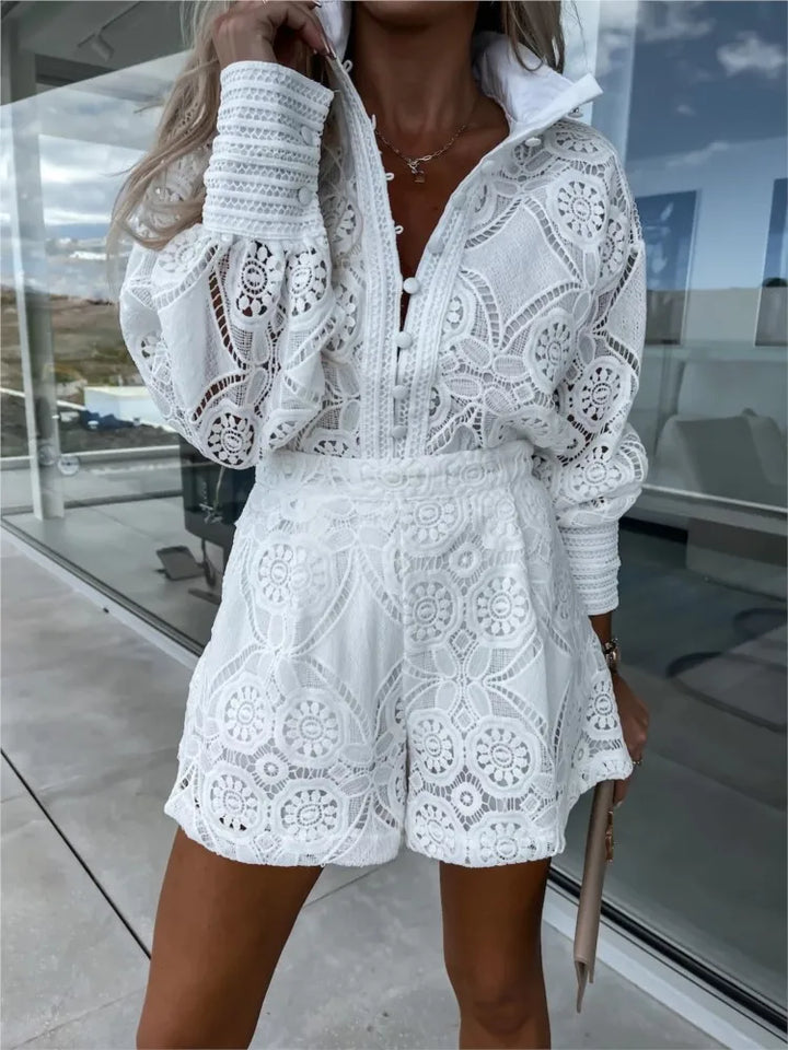 Lesley - Elegant Lace Ensemble