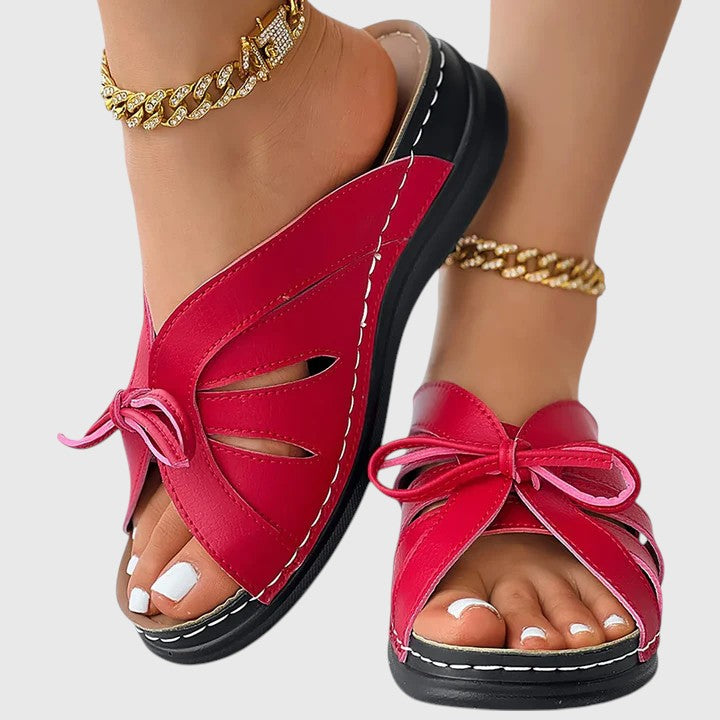 Darcy - Eleganti Sandali Slip-On con Fiocco