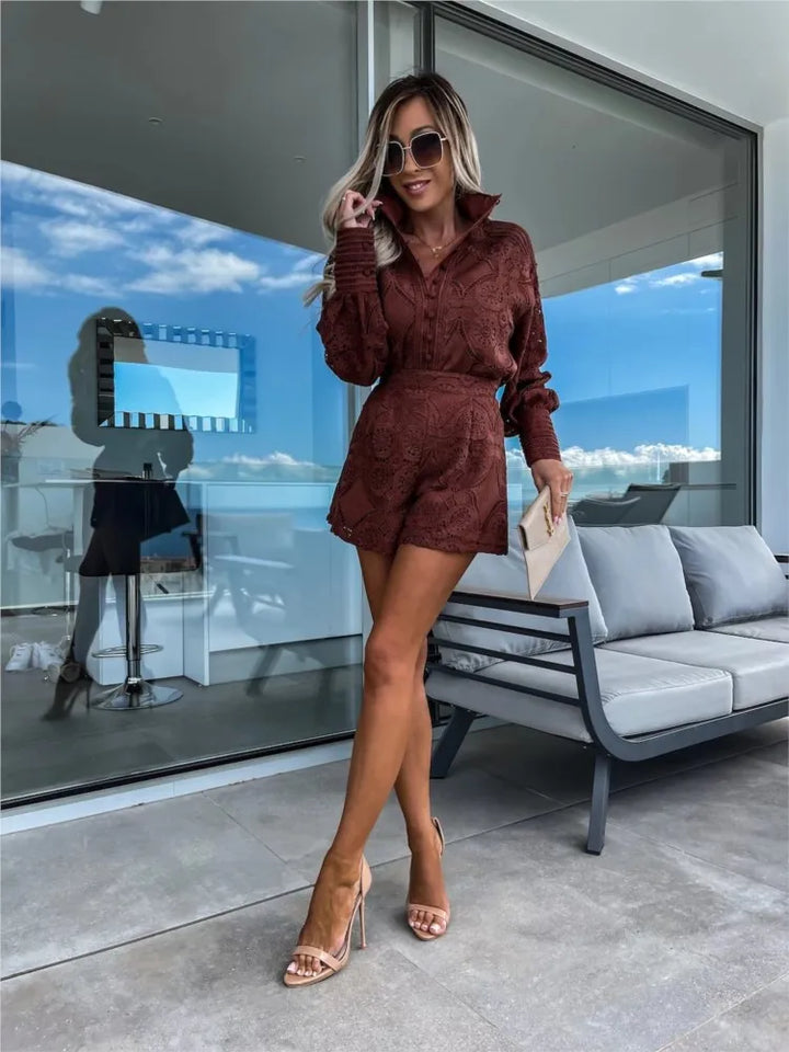 Lesley - Elegant Lace Ensemble