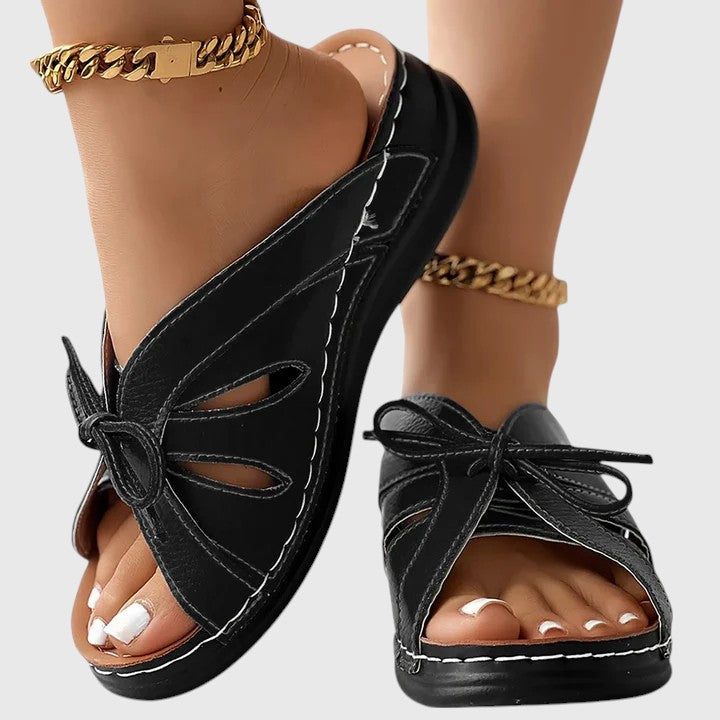 Darcy - Eleganti Sandali Slip-On con Fiocco