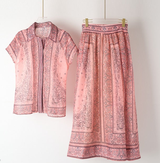 Adele - Set Due Pezzi Stampa Bohemien