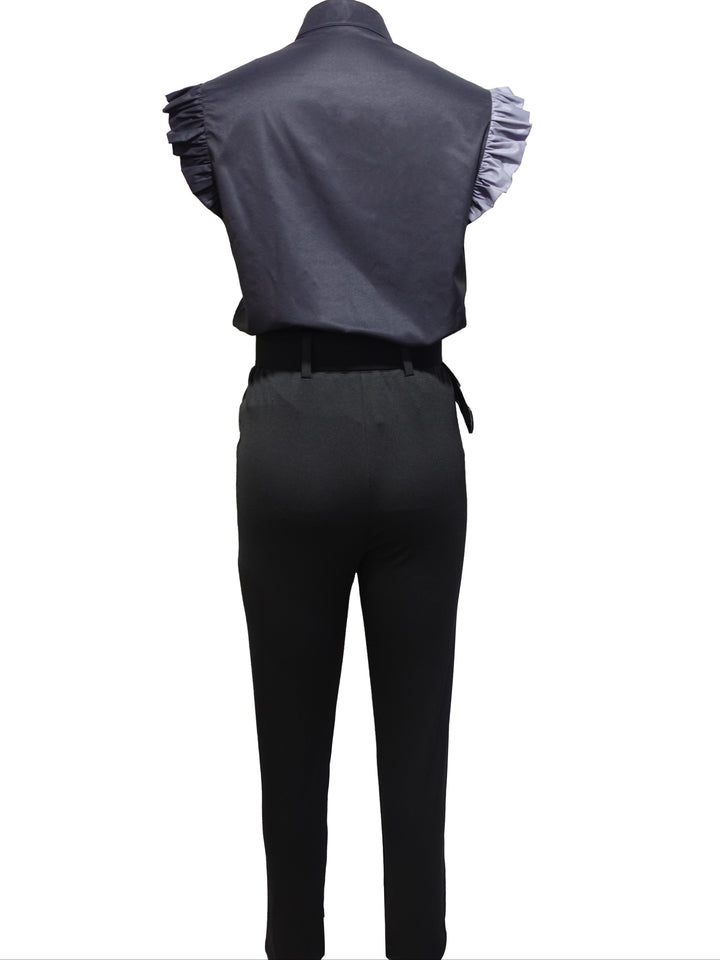 Florabel - Elegante Conjunto con Mangas Volantes