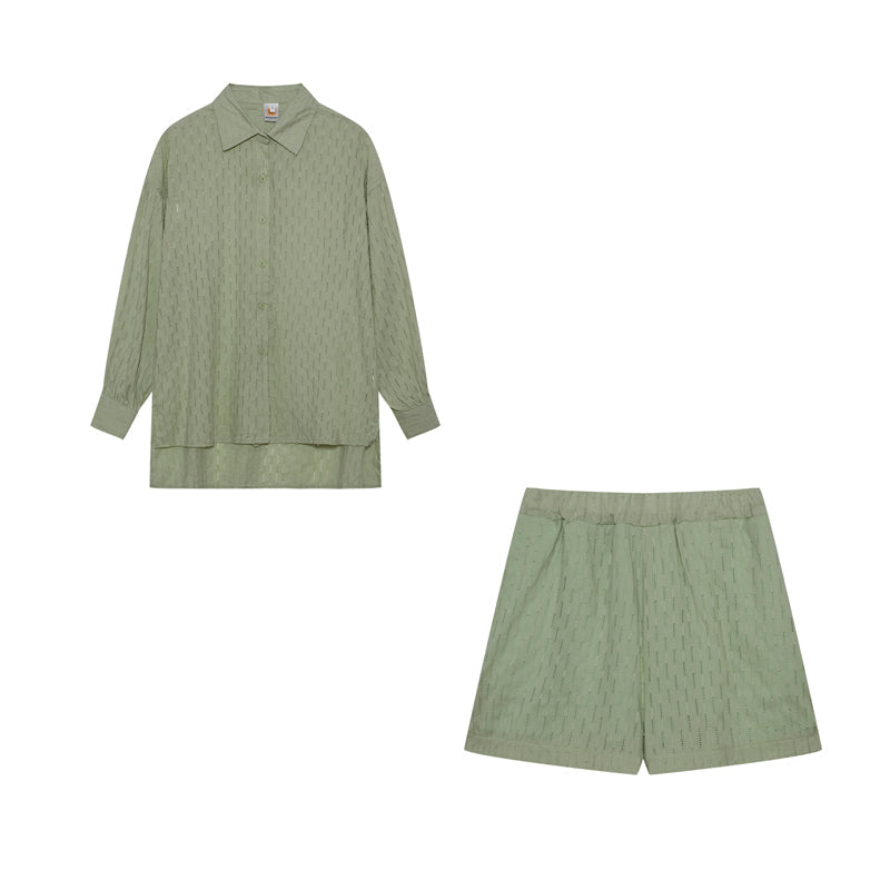 Elizabeth - Set Leggero di Camicia e Pantaloni Corti