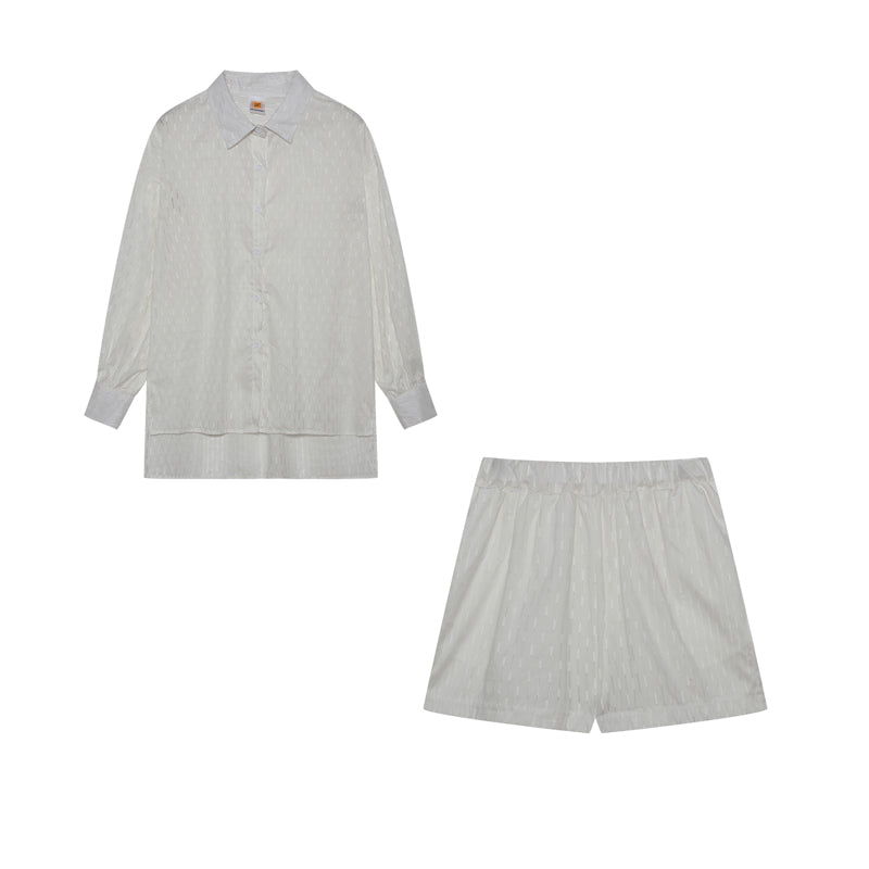 Elizabeth - Set Leggero di Camicia e Pantaloni Corti