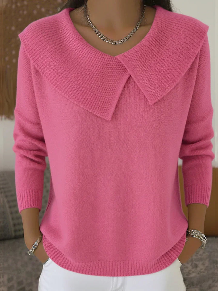 Stella™ | Maglione Natalizio con Collo a Risvolto
