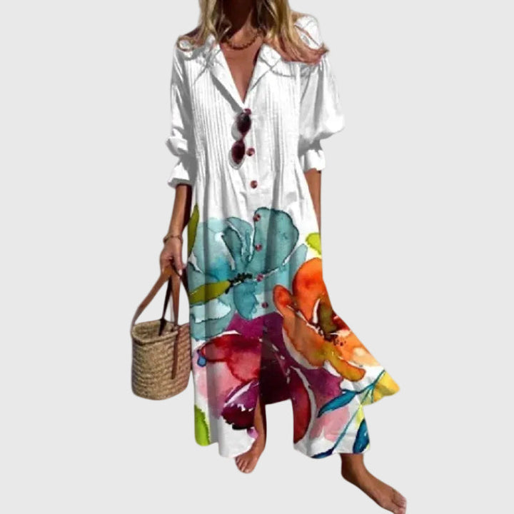 Zariah | Elegante Abito Maxi in Stile Bohemien