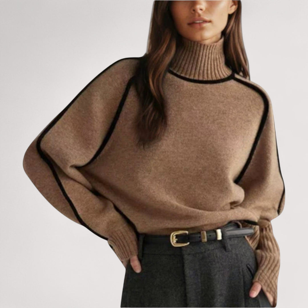 Gianina™ | Maglione a Collo Alto Morbido ed Elegante