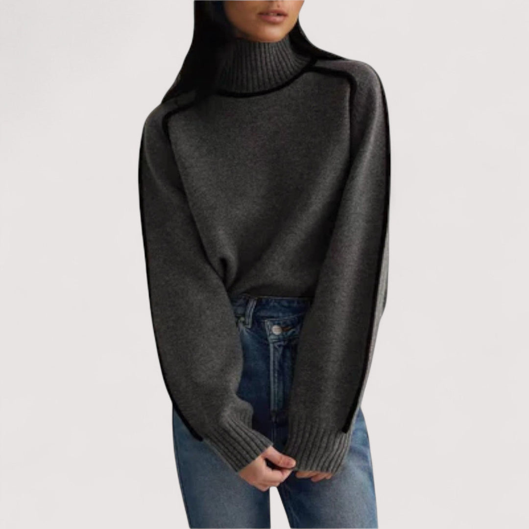 Gianina™ | Maglione a Collo Alto Morbido ed Elegante