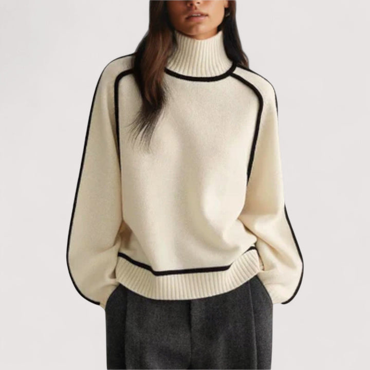 Gianina™ | Maglione a Collo Alto Morbido ed Elegante