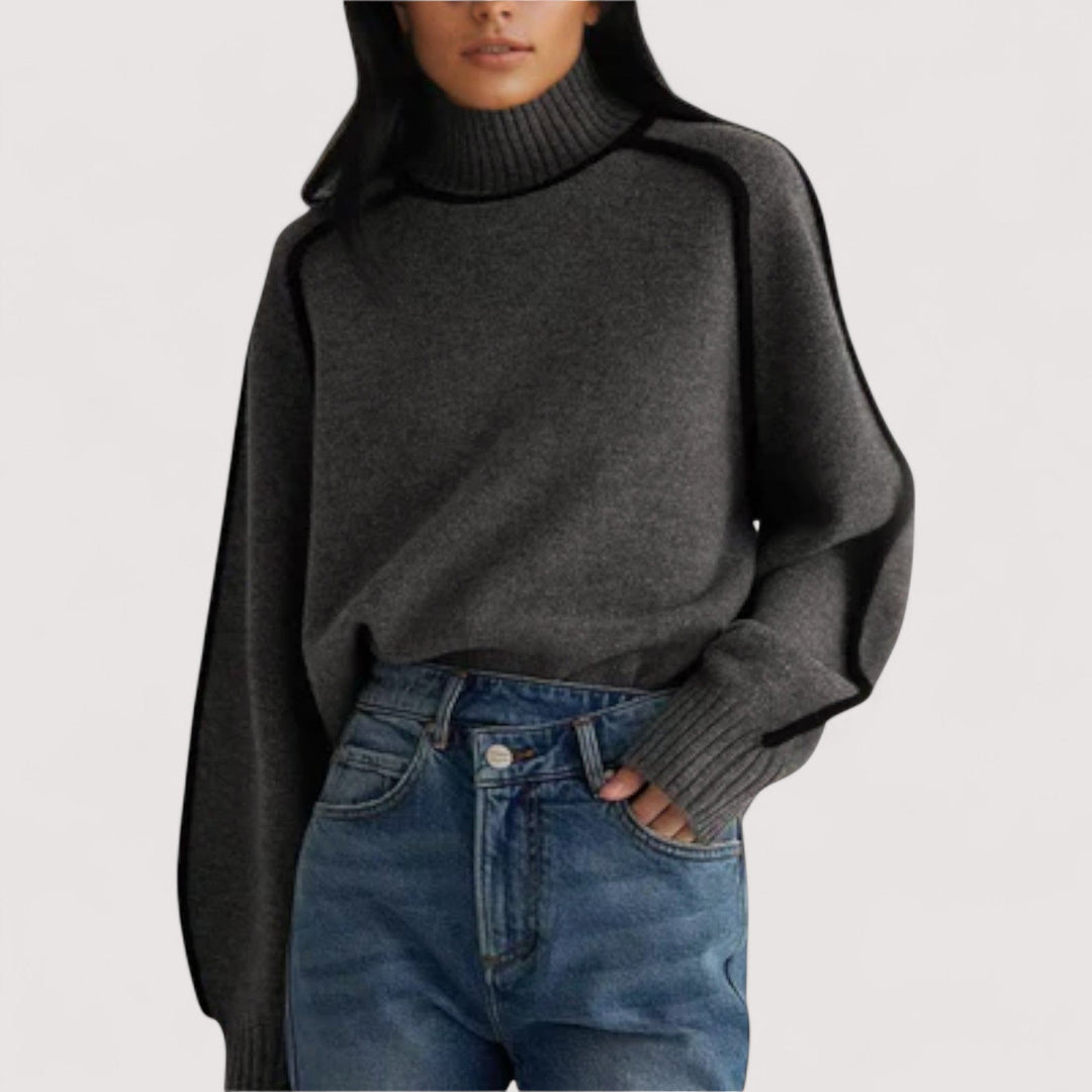 Gianina™ | Maglione a Collo Alto Morbido ed Elegante