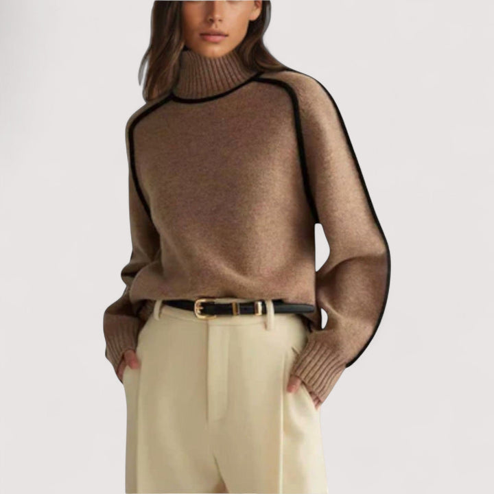 Gianina™ | Maglione a Collo Alto Morbido ed Elegante