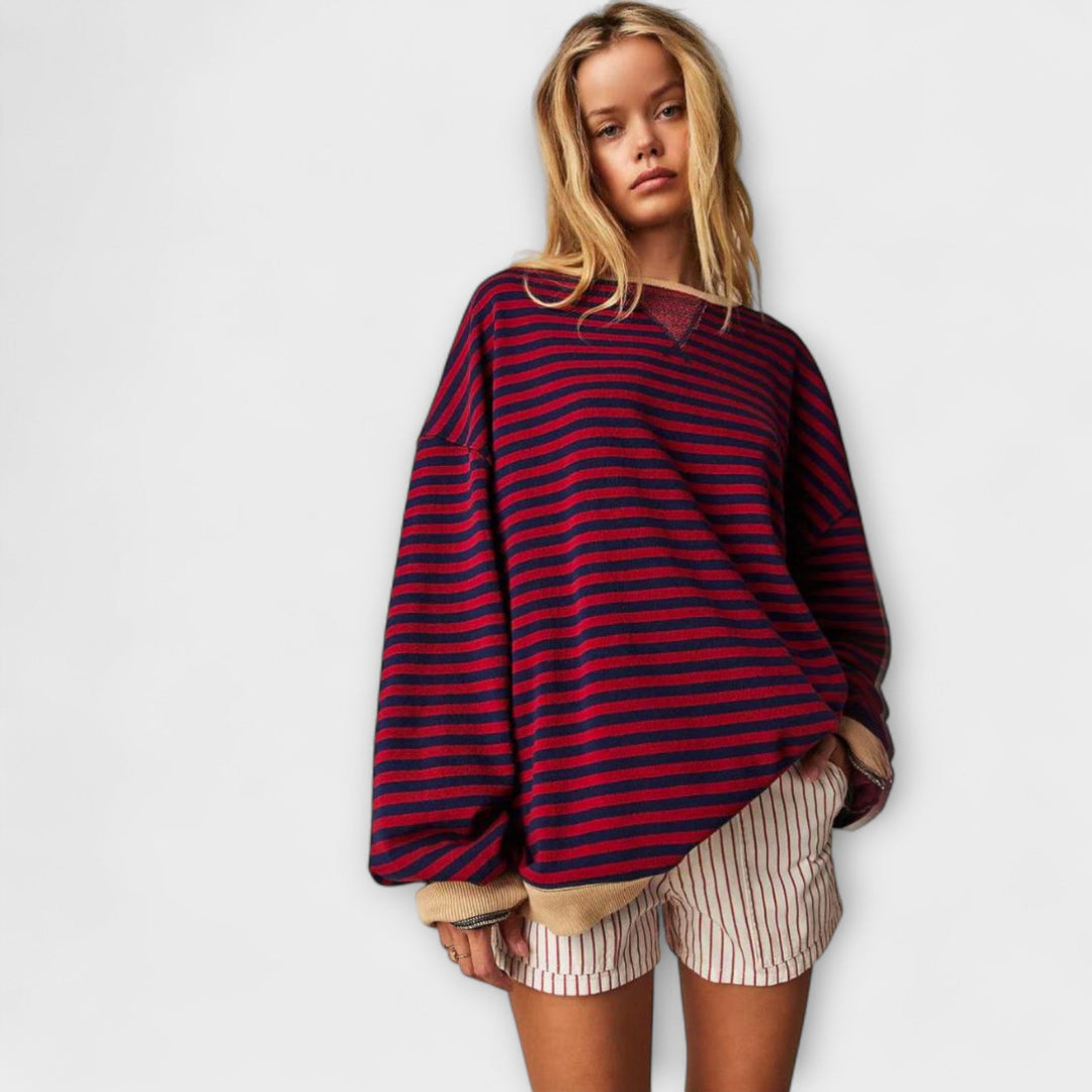 Mary - Maglione Extra Lungo a Righe