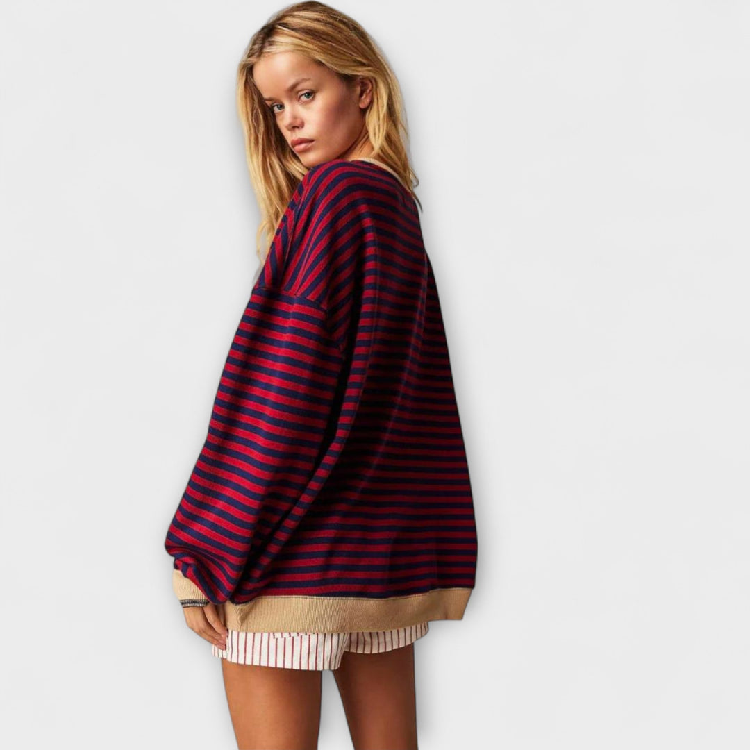 Mary - Maglione Extra Lungo a Righe