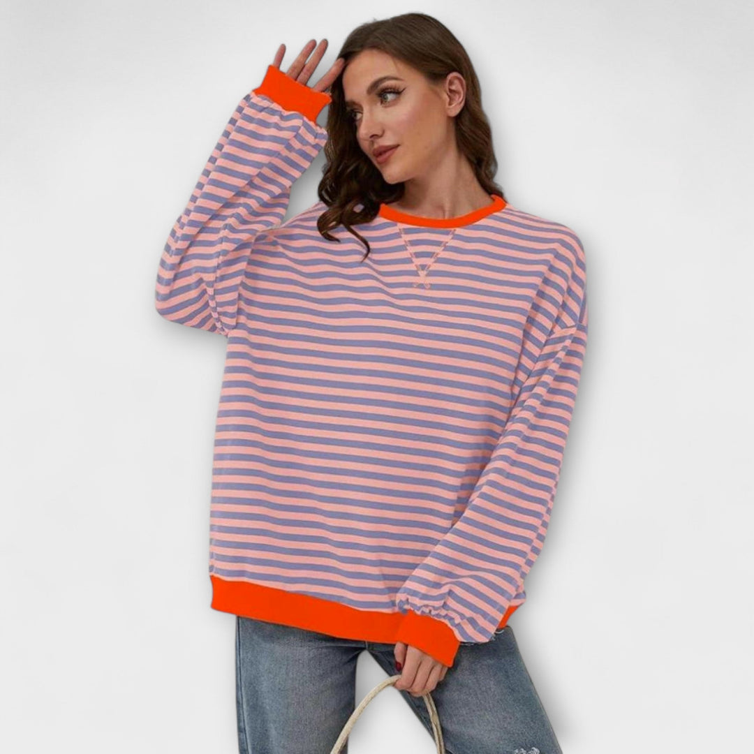Mary - Maglione Extra Lungo a Righe