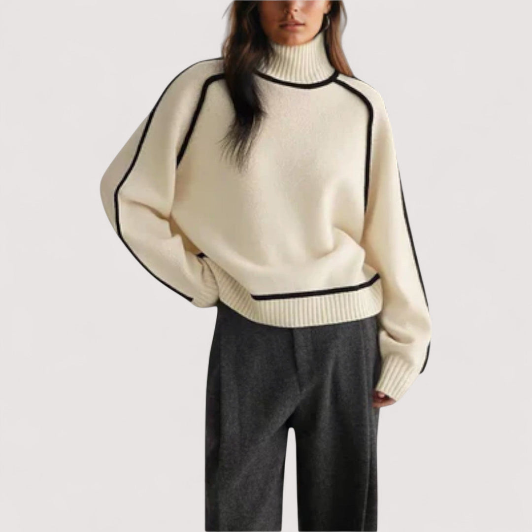 Gianina™ | Maglione a Collo Alto Morbido ed Elegante