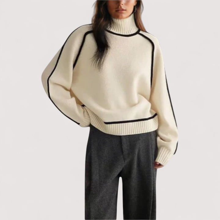 Gianina™ | Maglione a Collo Alto Morbido ed Elegante