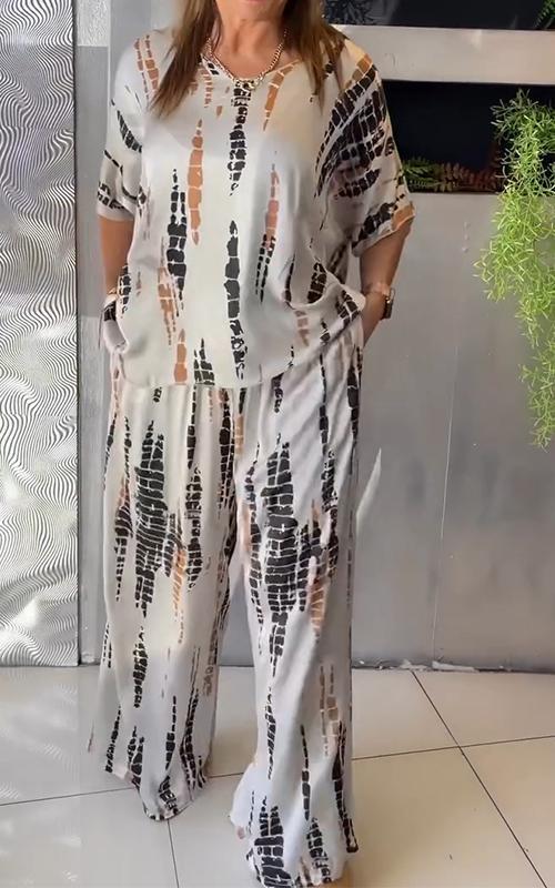 Marie - Stamped Casual Set
