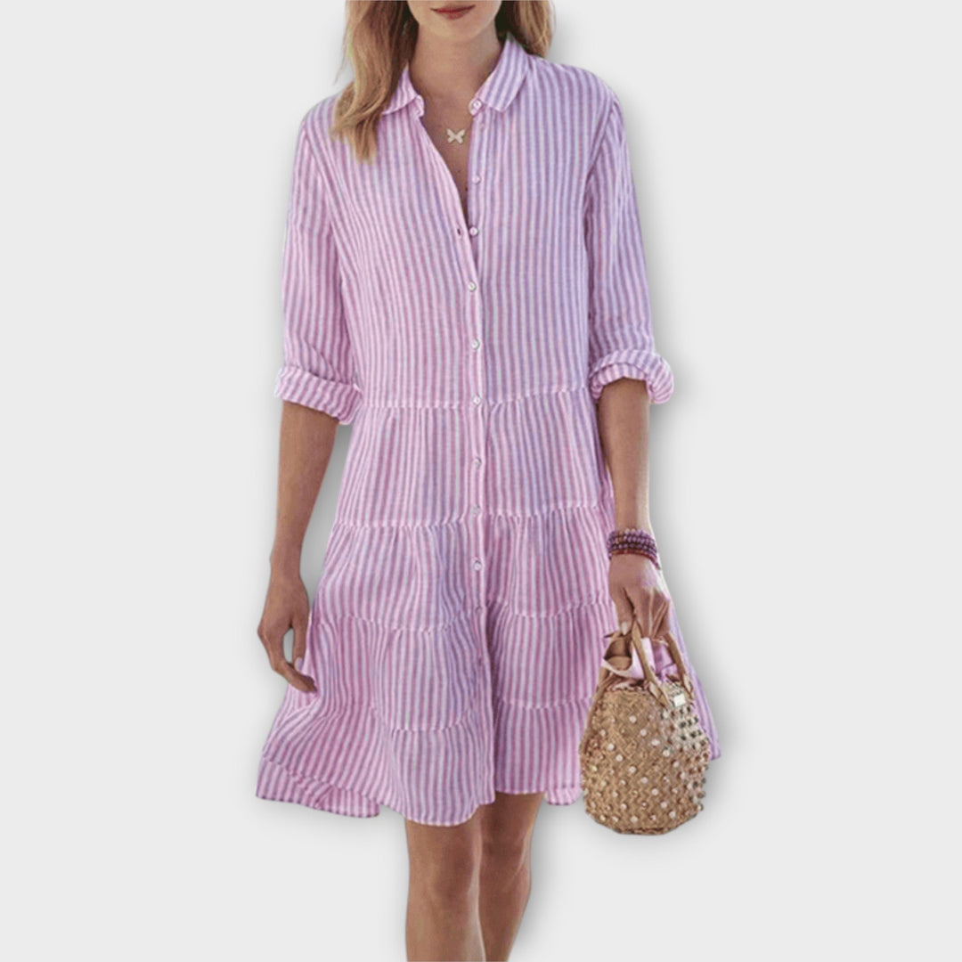 Nadie - Vestito Leggero a Righe