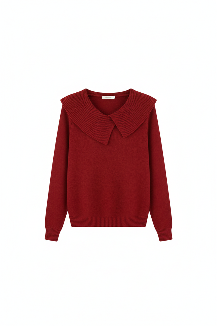 Stella™ | Maglione Natalizio con Collo a Risvolto