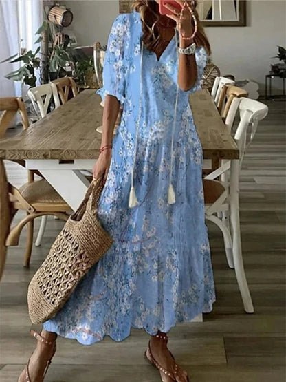 LUNA | Abito Midi Boho Chic Senza Sforzo